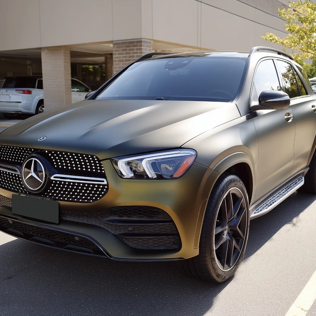 TPU Matte Liguid Shadow Gold Paint Protection Film