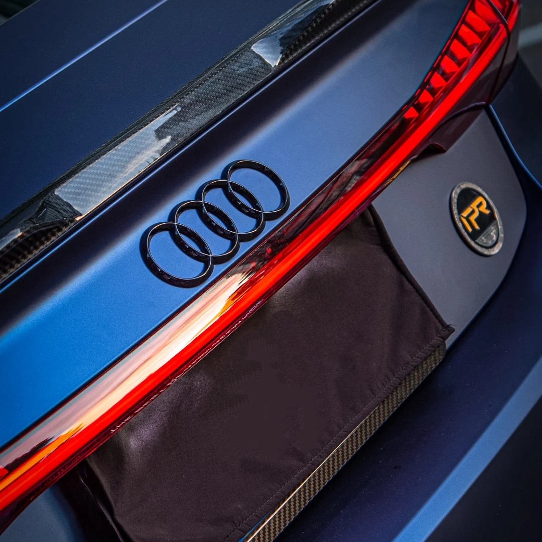 TPU Matte Magic Flame Dark Blue Paint Protection Film