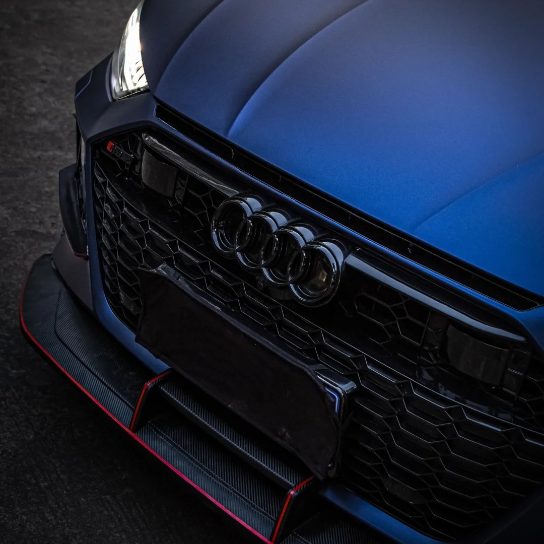 TPU Matte Magic Flame Dark Blue Paint Protection Film