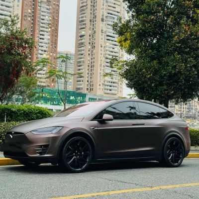 TPU Matte Magic Flame Shadow Brown Paint Protection Film 02