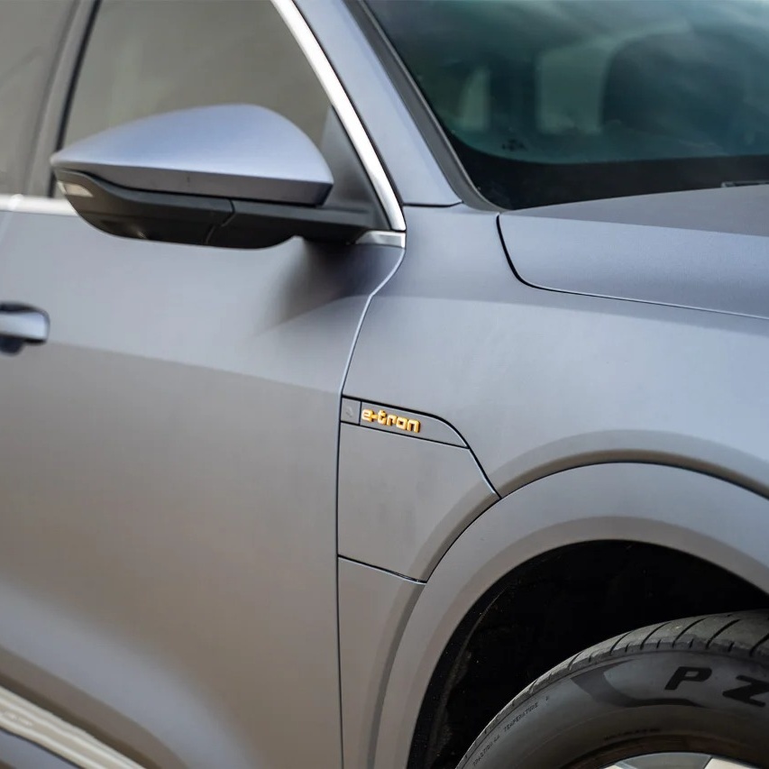 TPU Satin Competition Blue Paint Protection Film