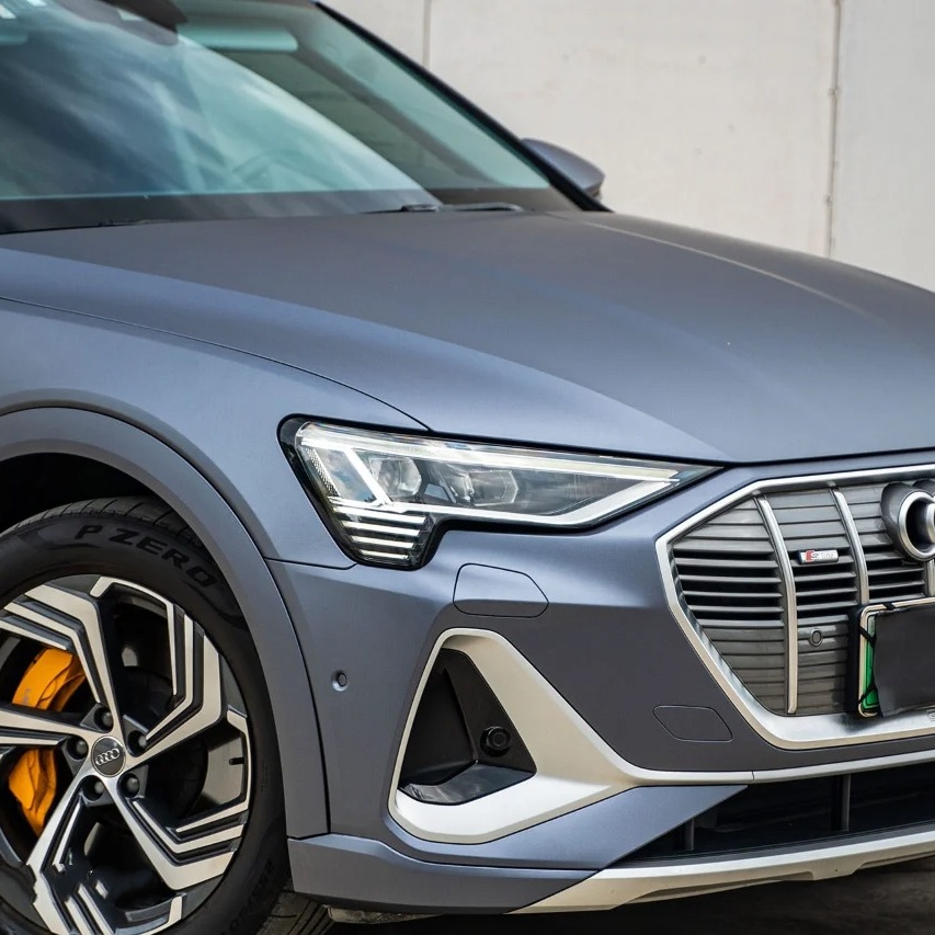 TPU Satin Competition Blue Paint Protection Film