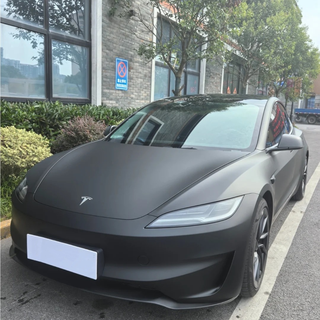 TPU Satin Stealth Black T Paint Protection Film