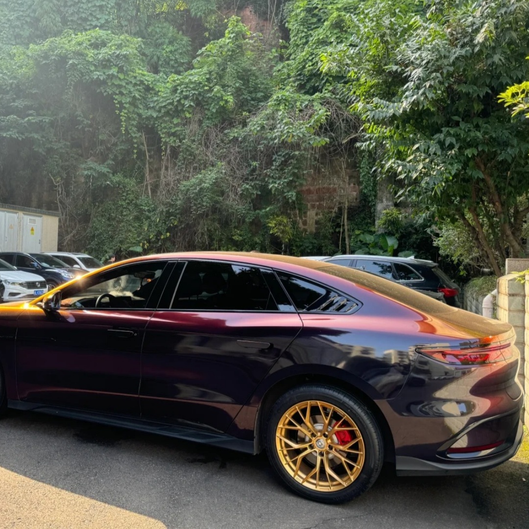 TPU Streaming Black Charm Red Paint Protection Film