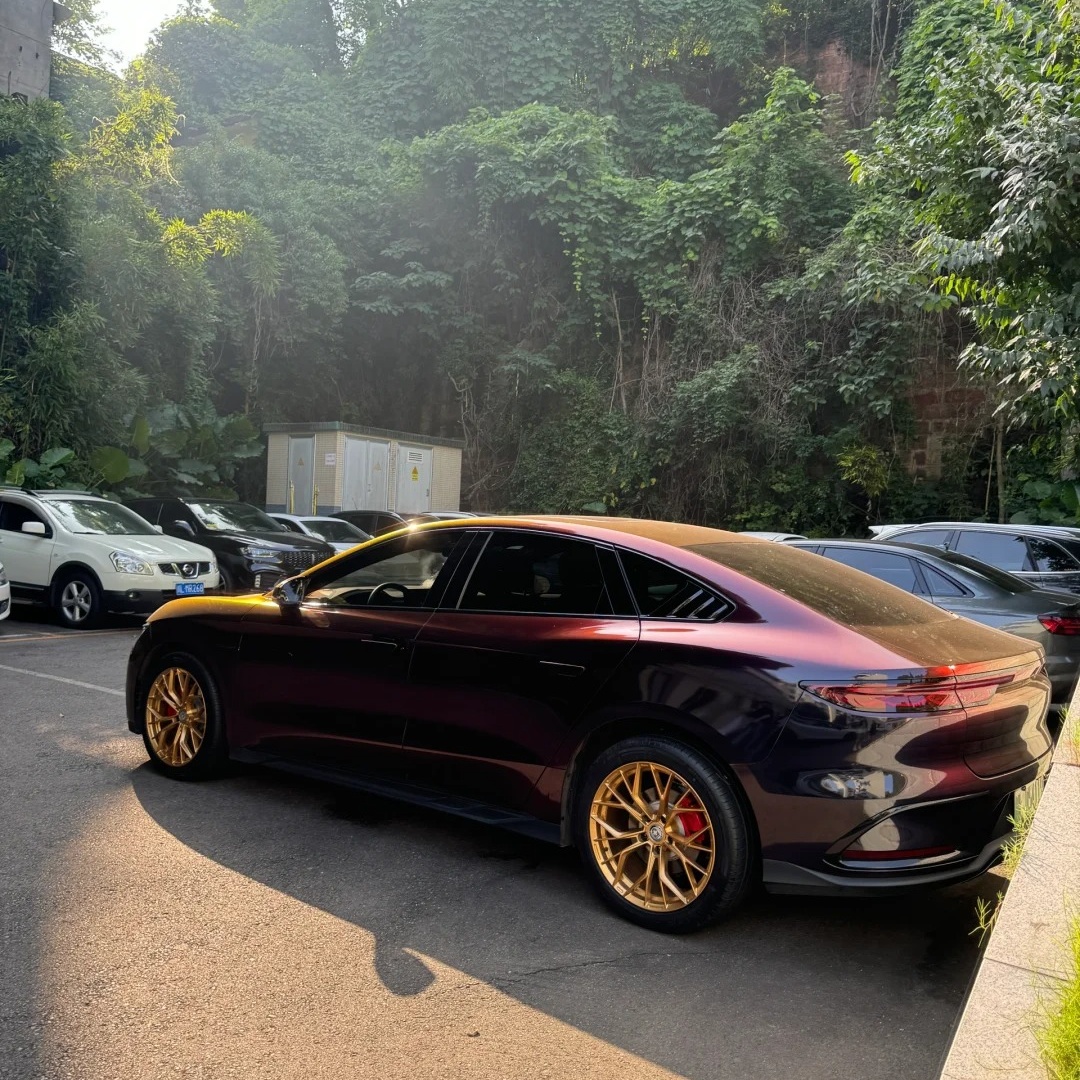 TPU Streaming Black Charm Red Paint Protection Film