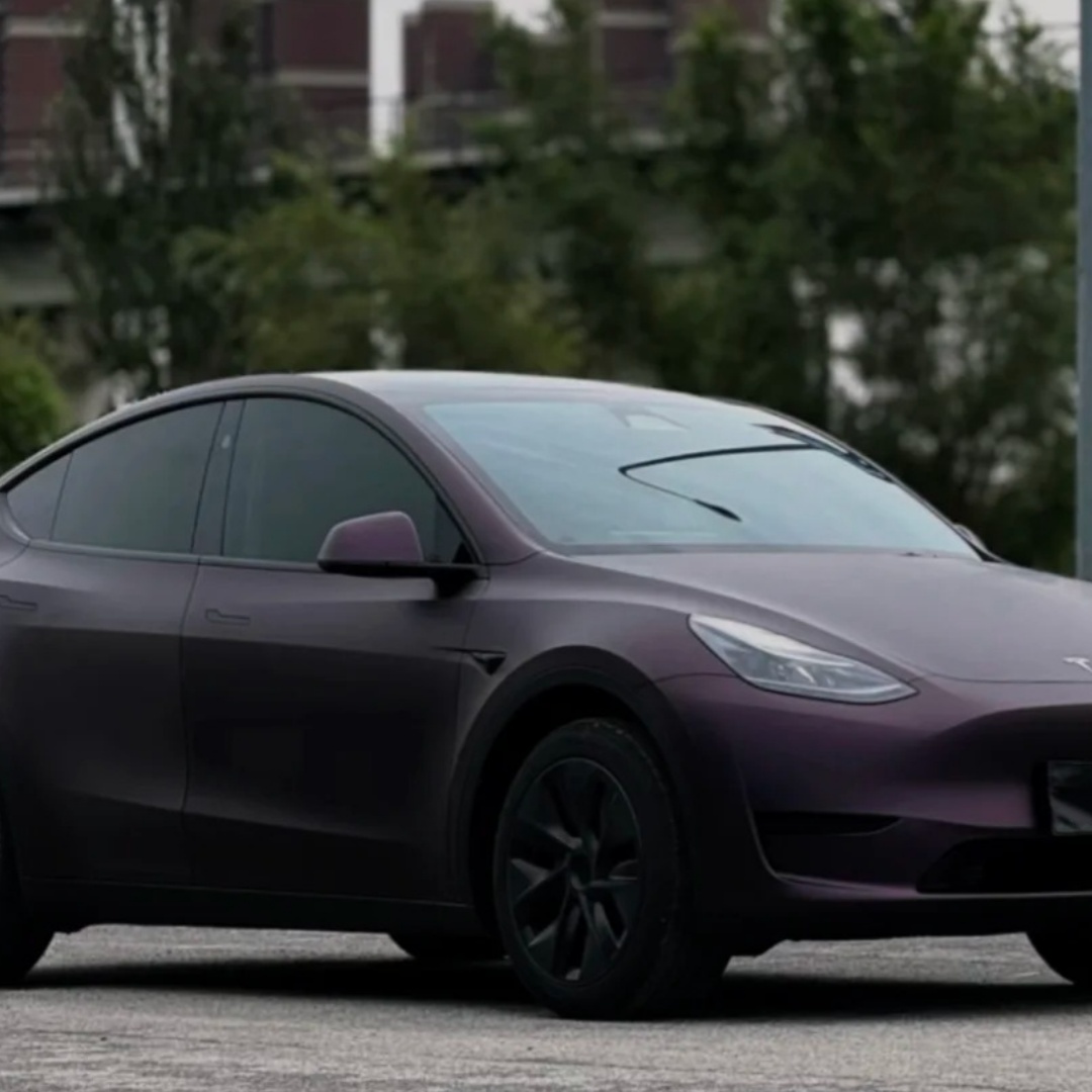 TPU Satin Black Fantasy Purple Paint Protection Film