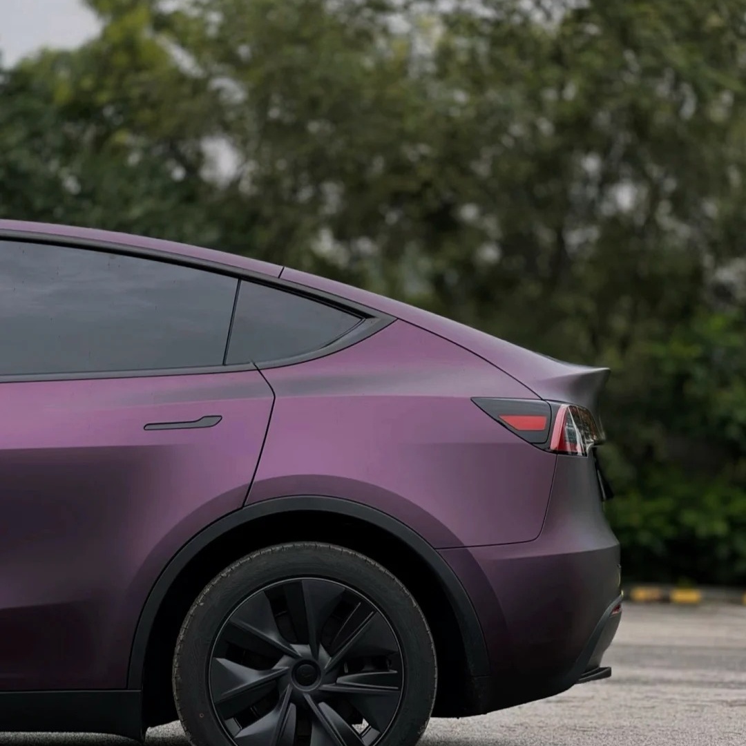 TPU Satin Black Fantasy Purple Paint Protection Film