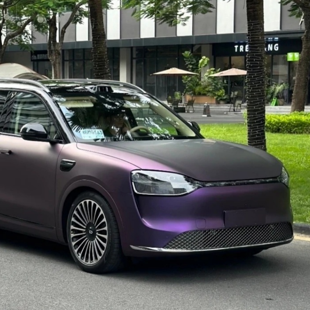 TPU Satin Black Pinot Purple Paint Protection Film