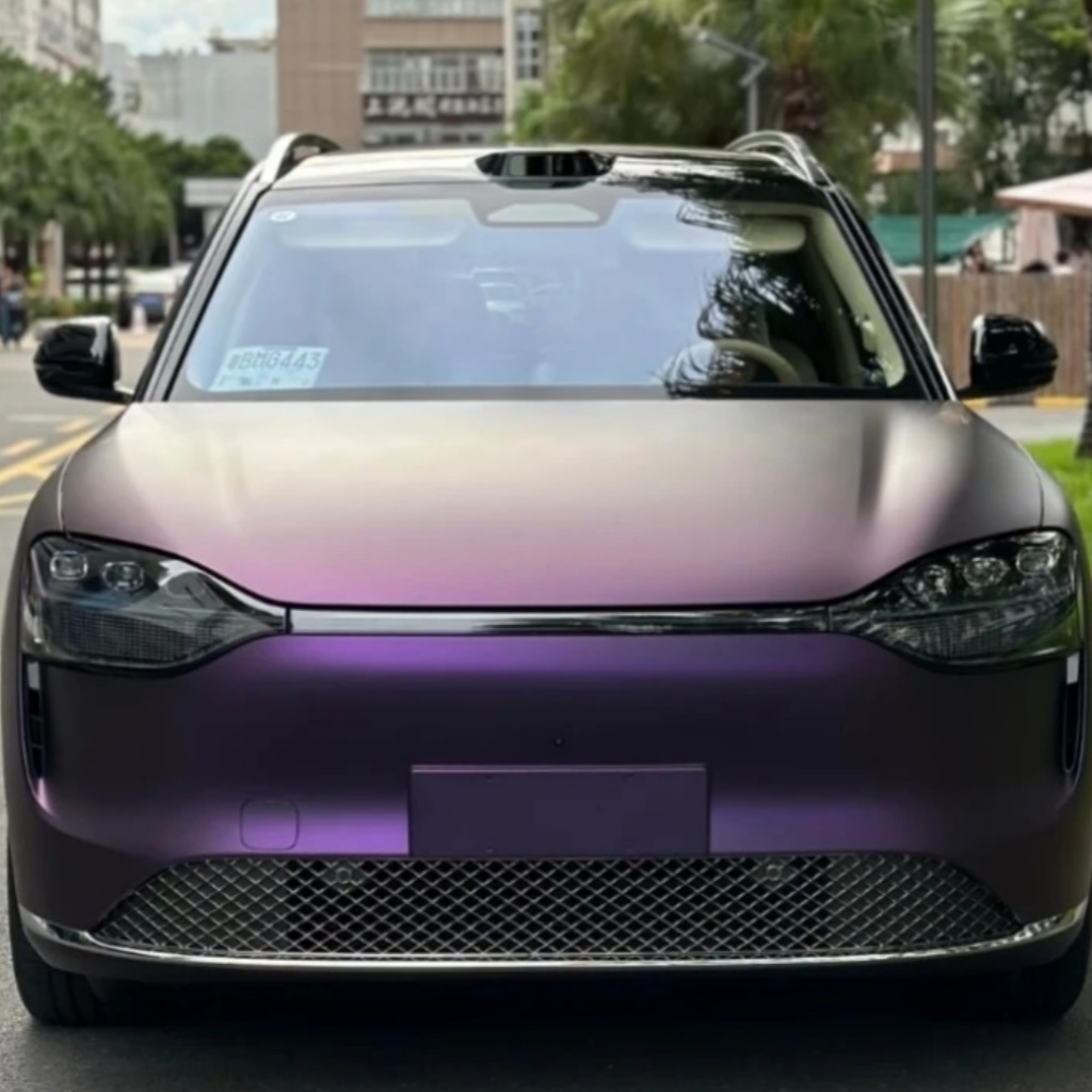 TPU Satin Black Pinot Purple Paint Protection Film