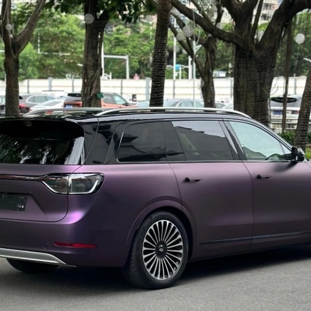 TPU Satin Black Pinot Purple Paint Protection Film