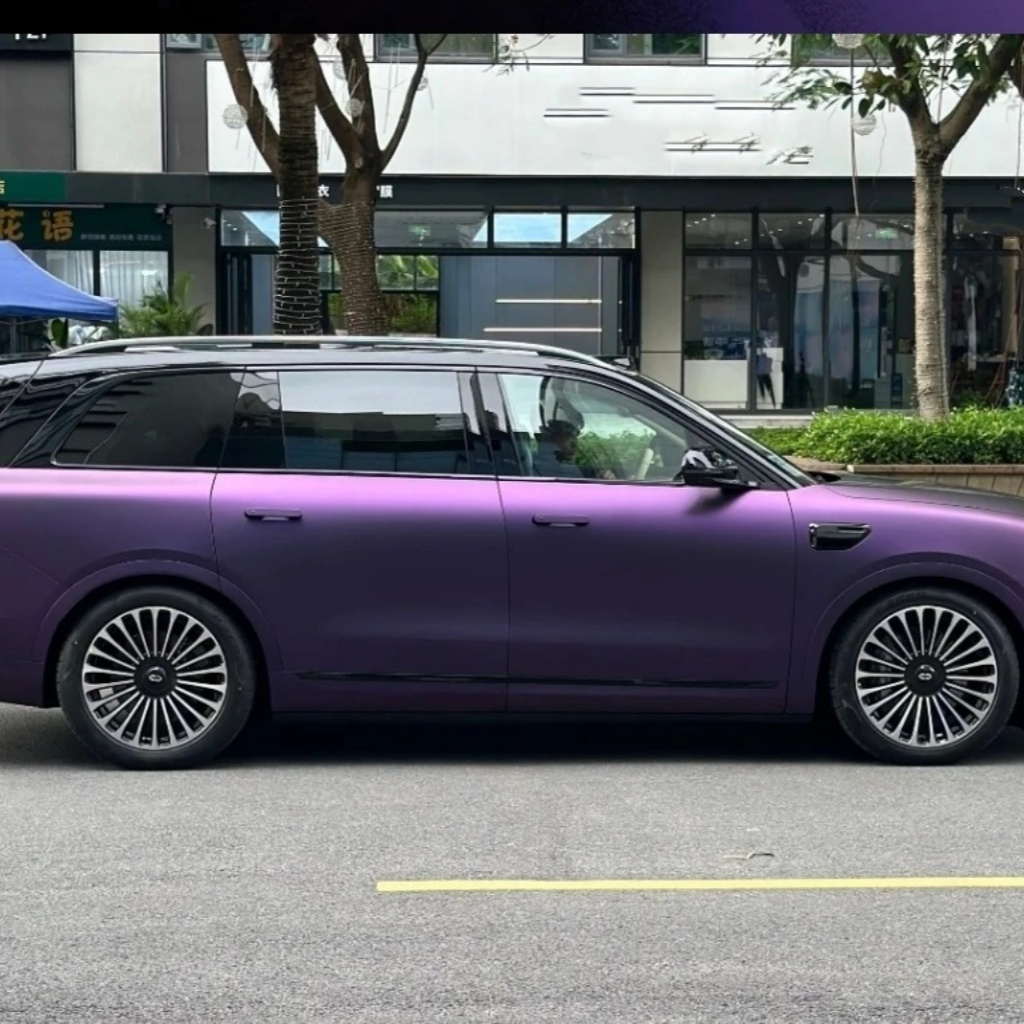 TPU Satin Black Pinot Purple Paint Protection Film