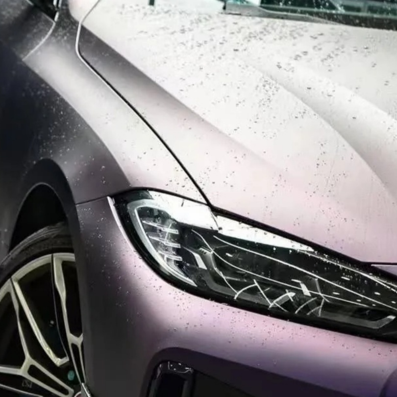 TPU Satin Black Pinot Purple Paint Protection Film