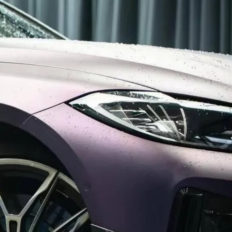 TPU Satin Black Pinot Purple Paint Protection Film