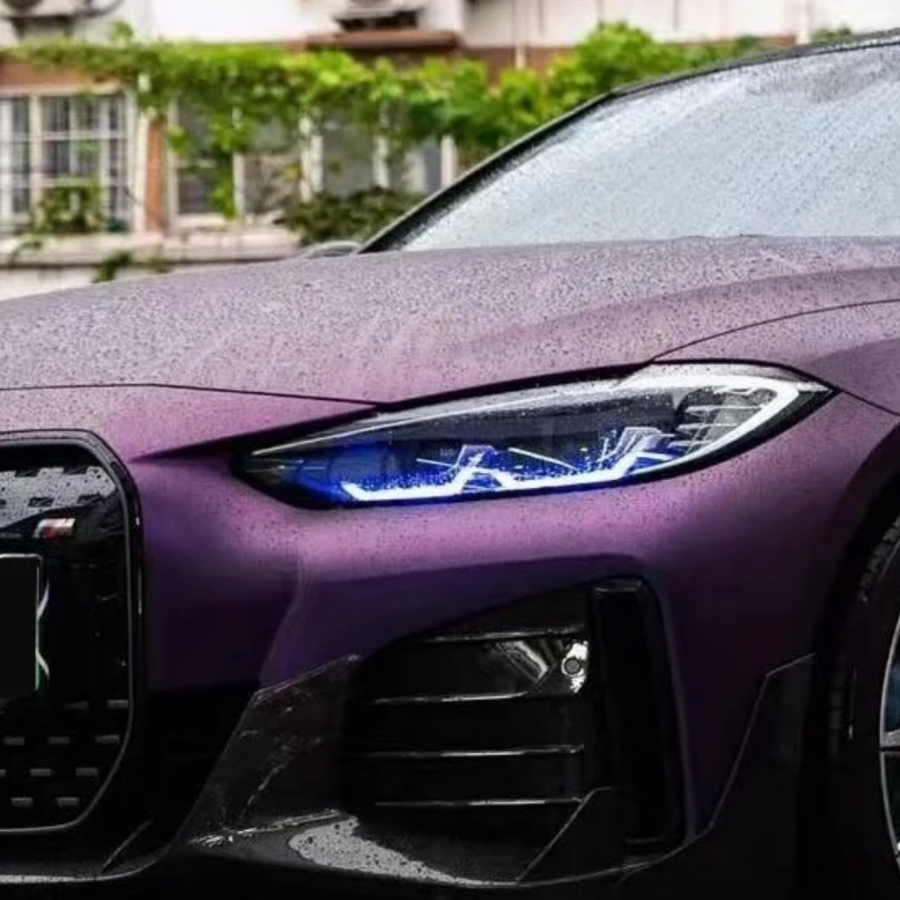 TPU Satin Black Pinot Purple Paint Protection Film