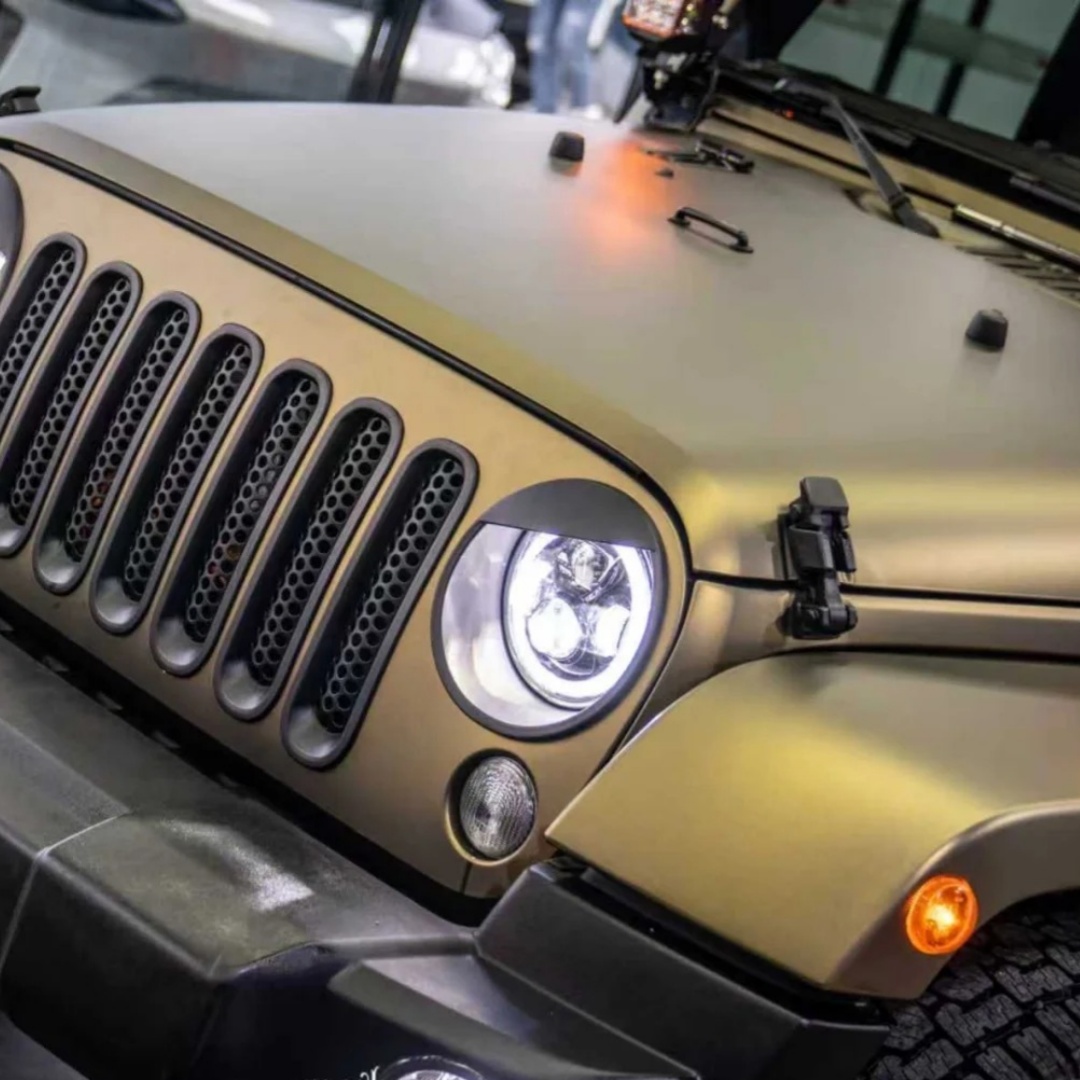 TPU Satin Gold Green Paint Protection Film