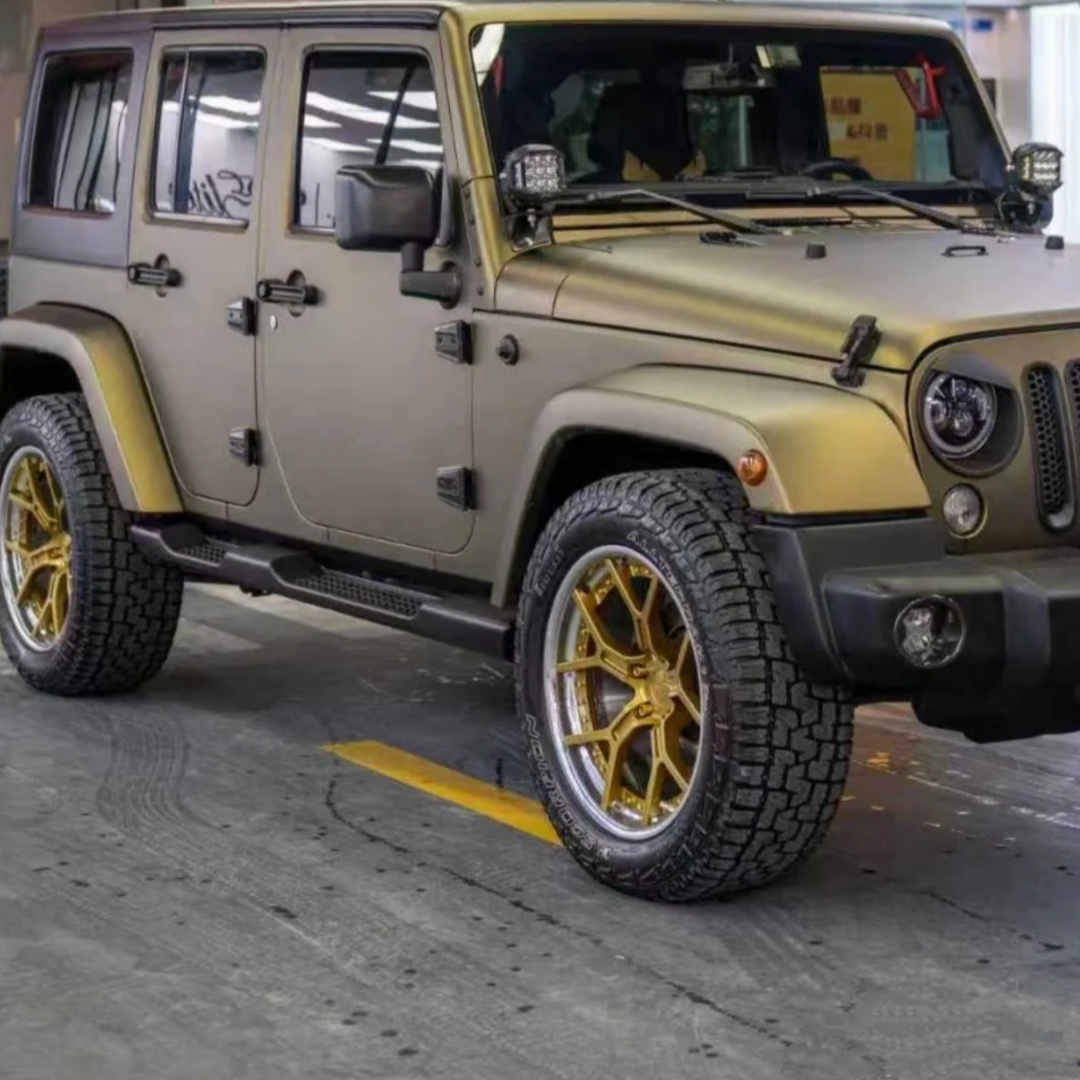 TPU Satin Gold Green Paint Protection Film