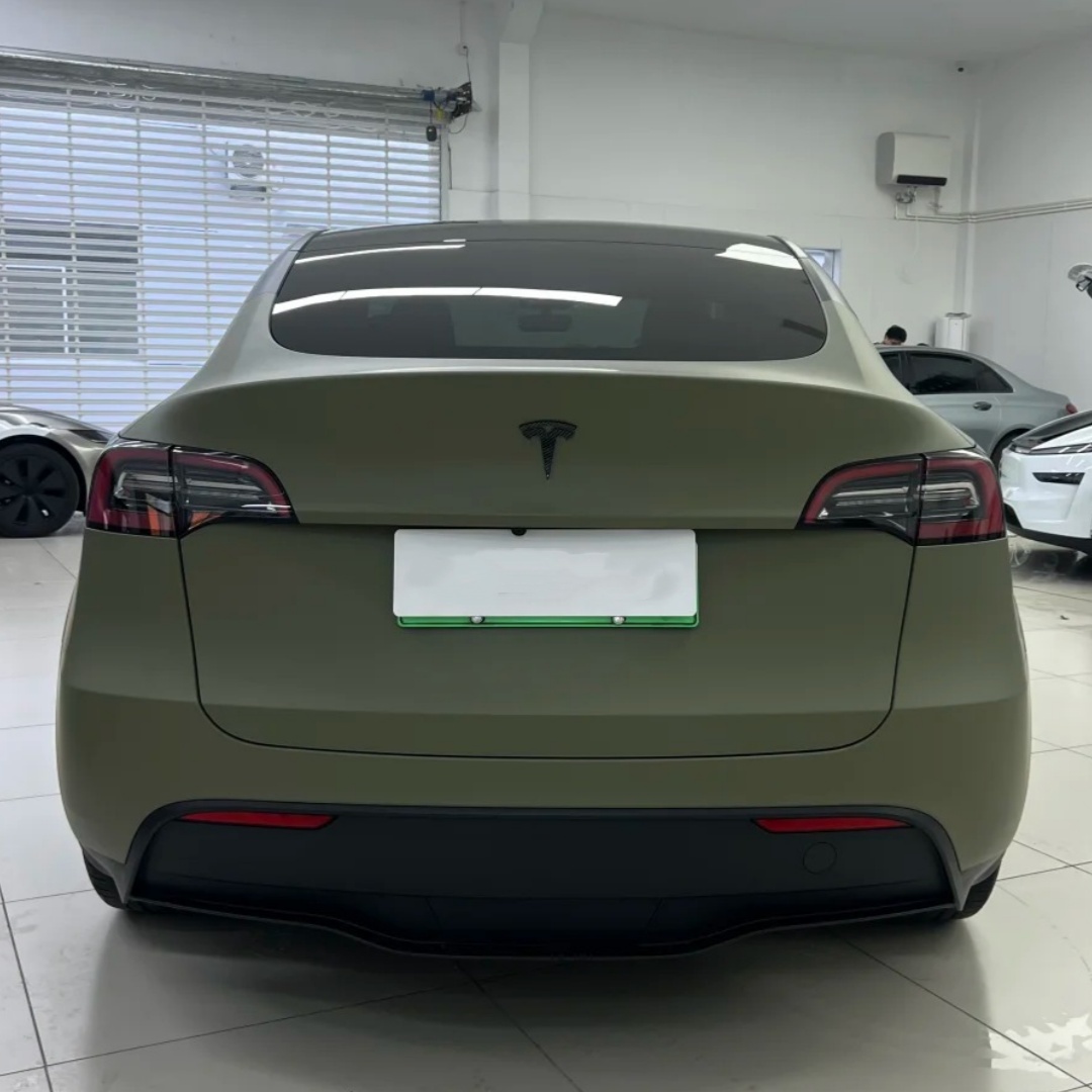 TPU Satin Khaki Green Paint Protection Film
