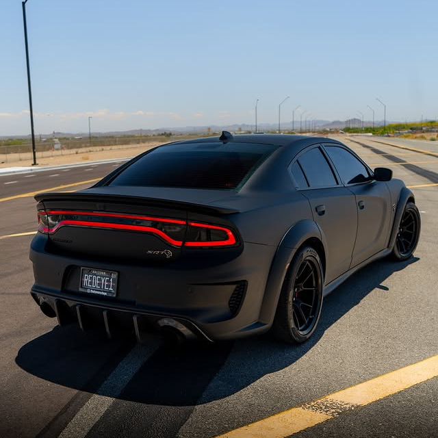 Satin Black Car Vinyl Wrap