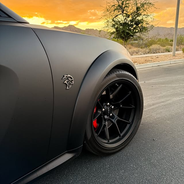 Satin Black Car Vinyl Wrap