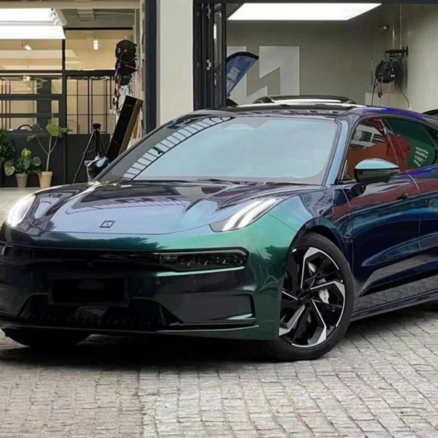 TPU Diamond Aurora Green Paint Protection Film