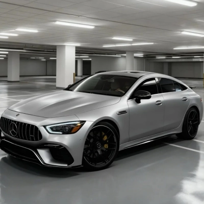 TPU Matte Dark silver Paint Protection Film 02