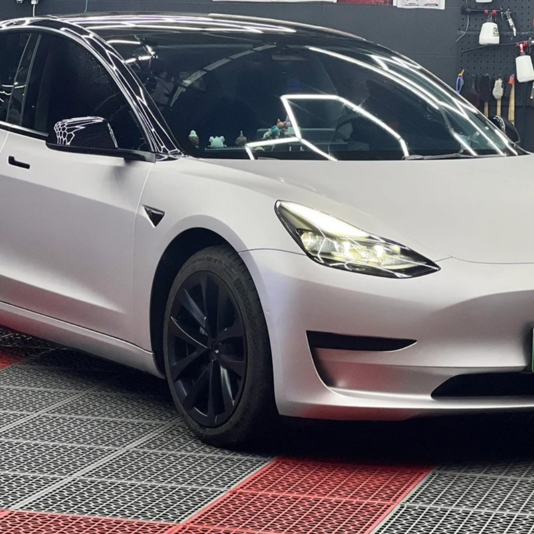 TPU Satin Aluminum Mercury Silver Paint Protection Film