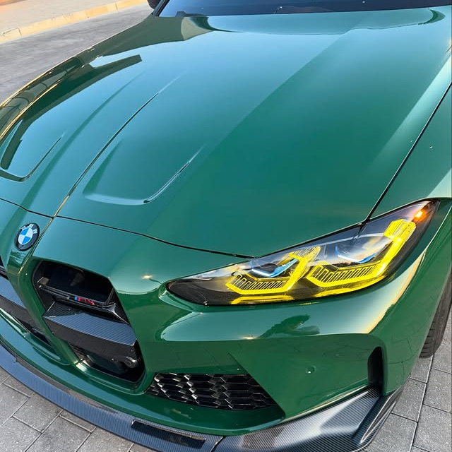 PET Porsche Racing Green Car Vinyl Wrap