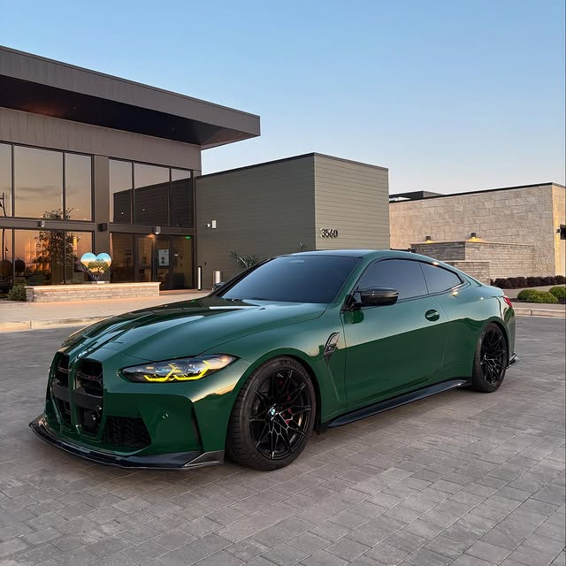 PET Porsche Racing Green Car Vinyl Wrap