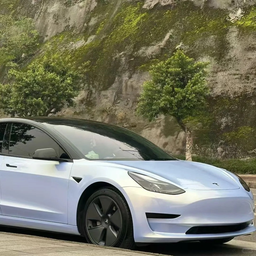 TPU Gloss Blue Charm Gold Paint Protection Film