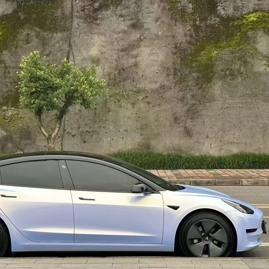 TPU Gloss Blue Charm Gold Paint Protection Film