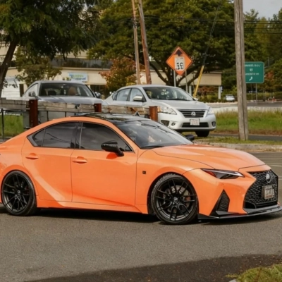 TPU Gloss Flame Copper Brown Paint Protection Film 02