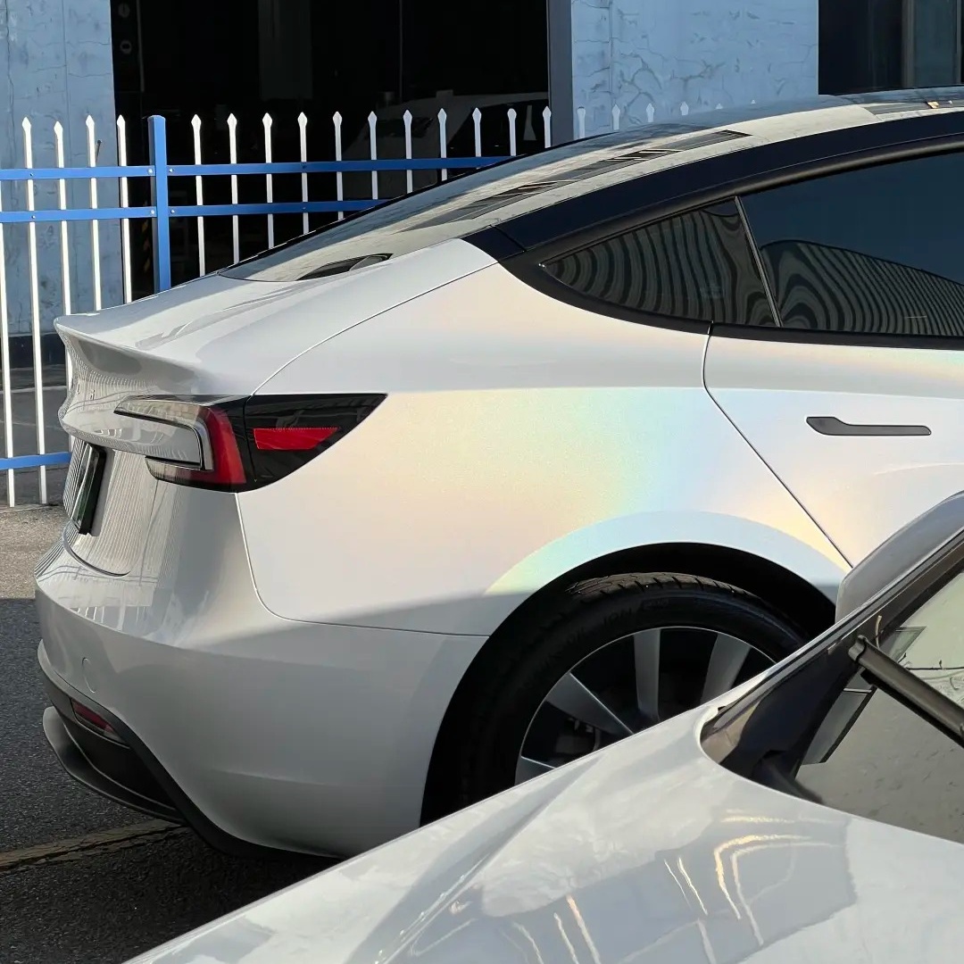 TPU Gloss Laser White Paint Protection Film