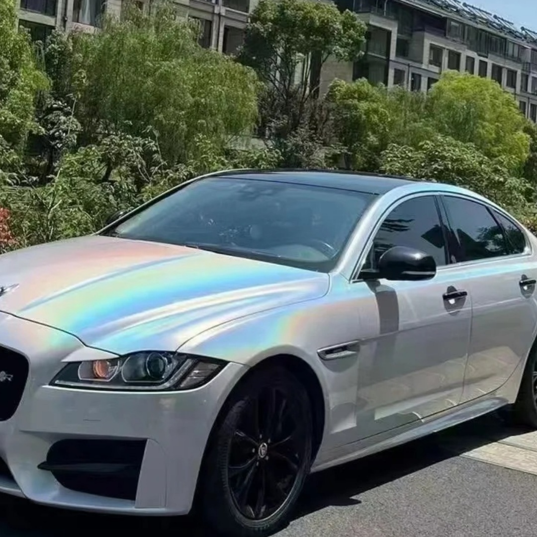 TPU Gloss Laser White Paint Protection Film