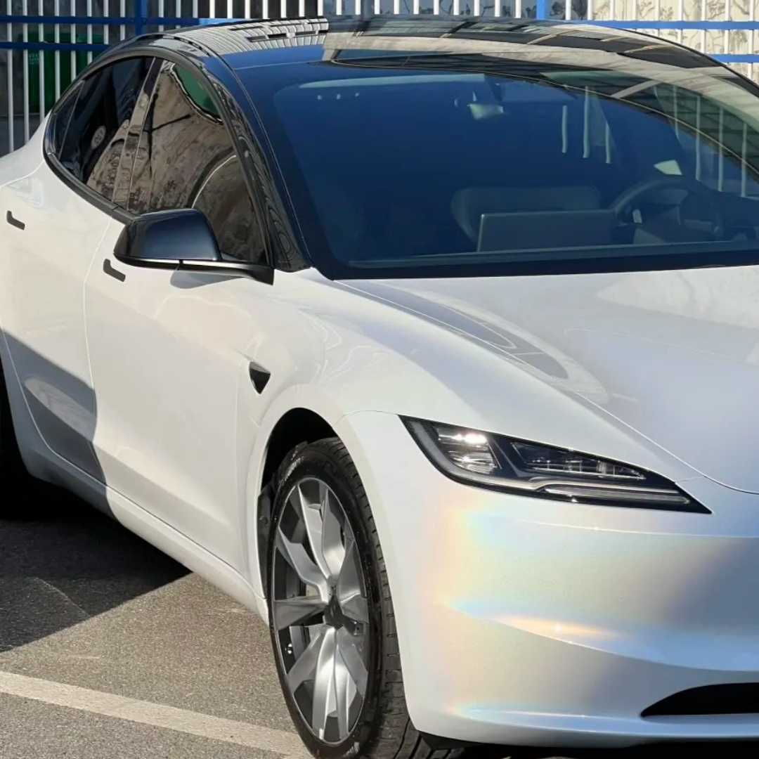 TPU Gloss Laser White Paint Protection Film