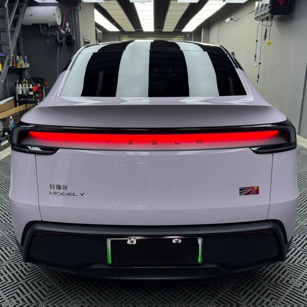 TPU Glossy Misty Gray Purple Paint Protection Film