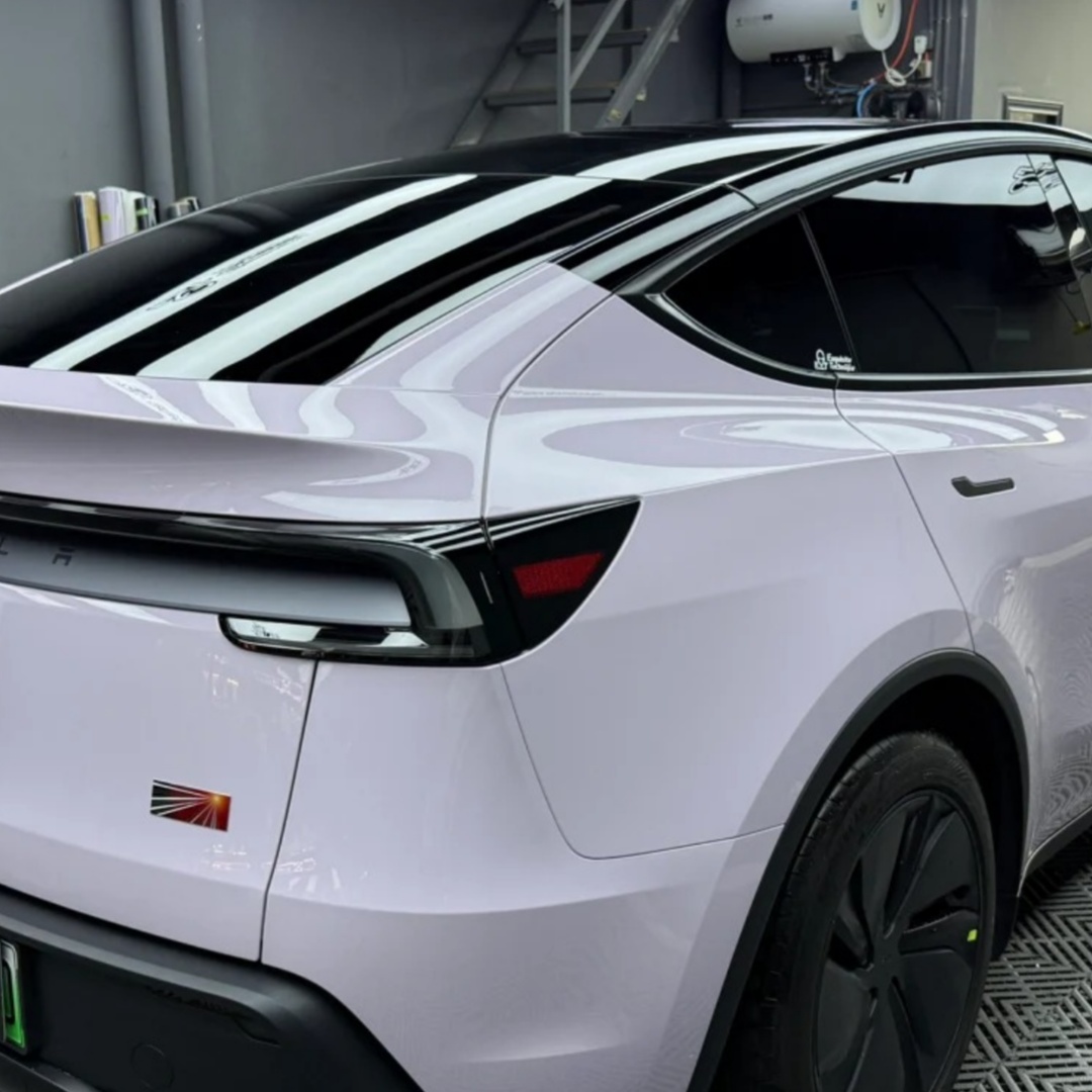 TPU Glossy Misty Gray Purple Paint Protection Film