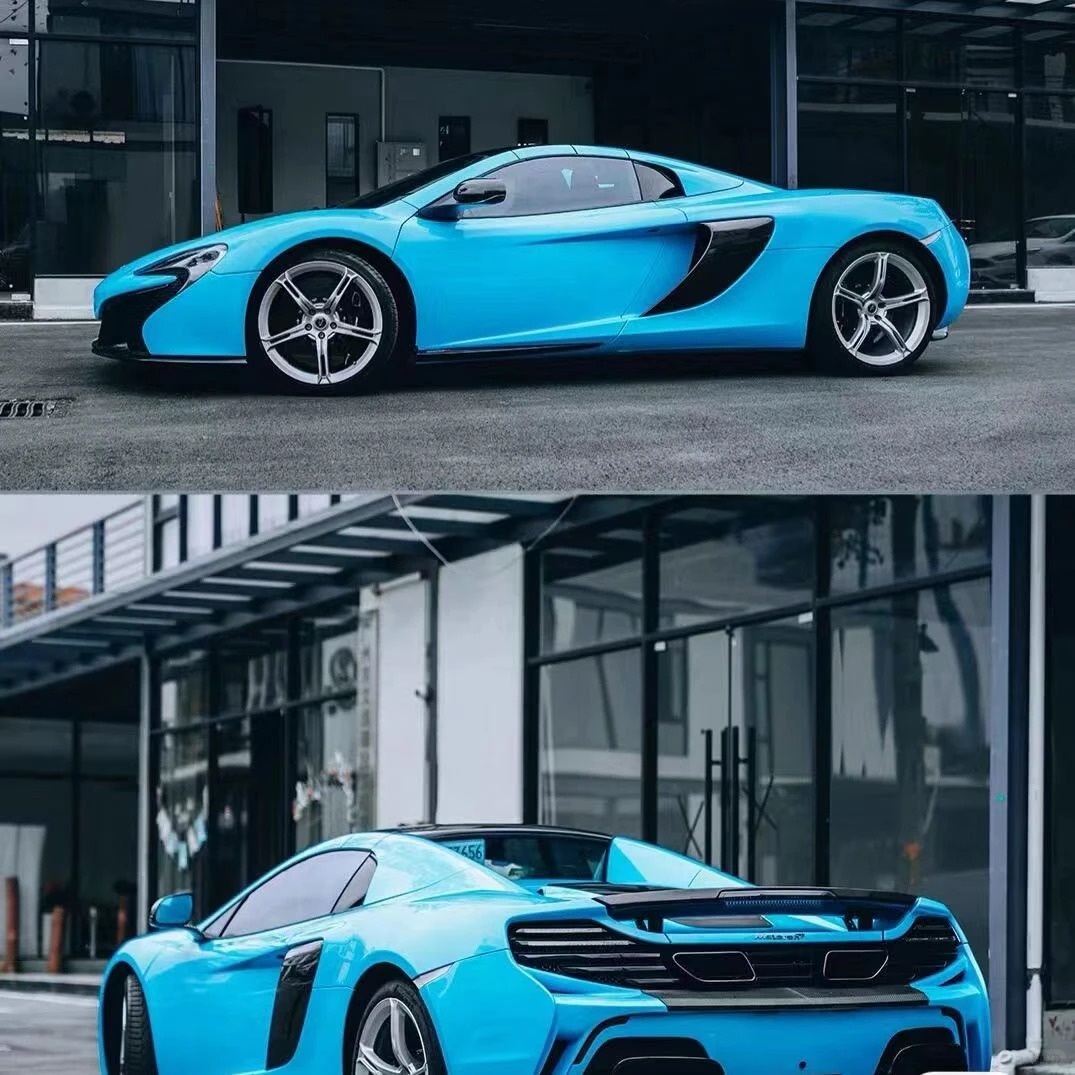 TPU Super Glossy Sky Blue Paint Protection Film