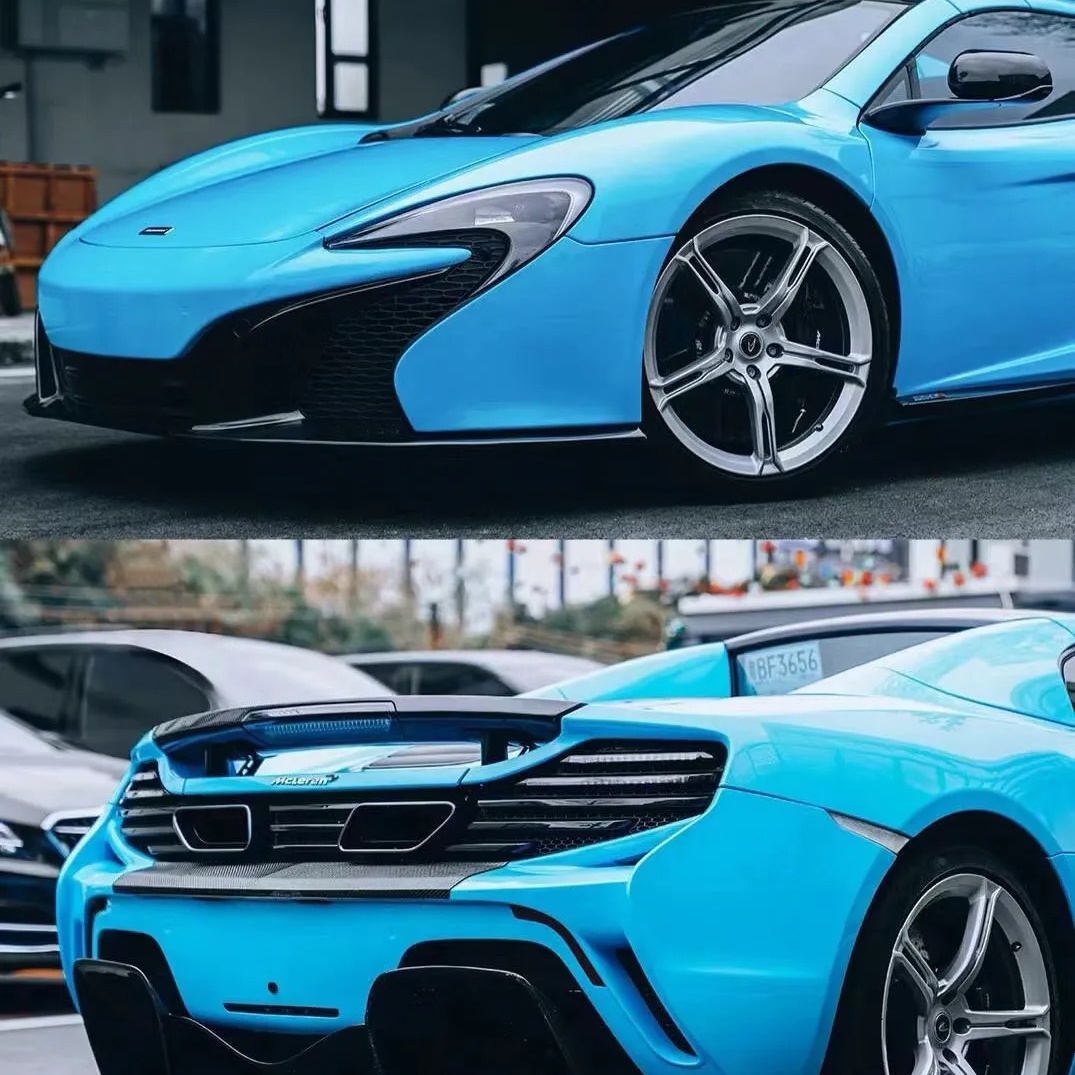 TPU Super Glossy Sky Blue Paint Protection Film