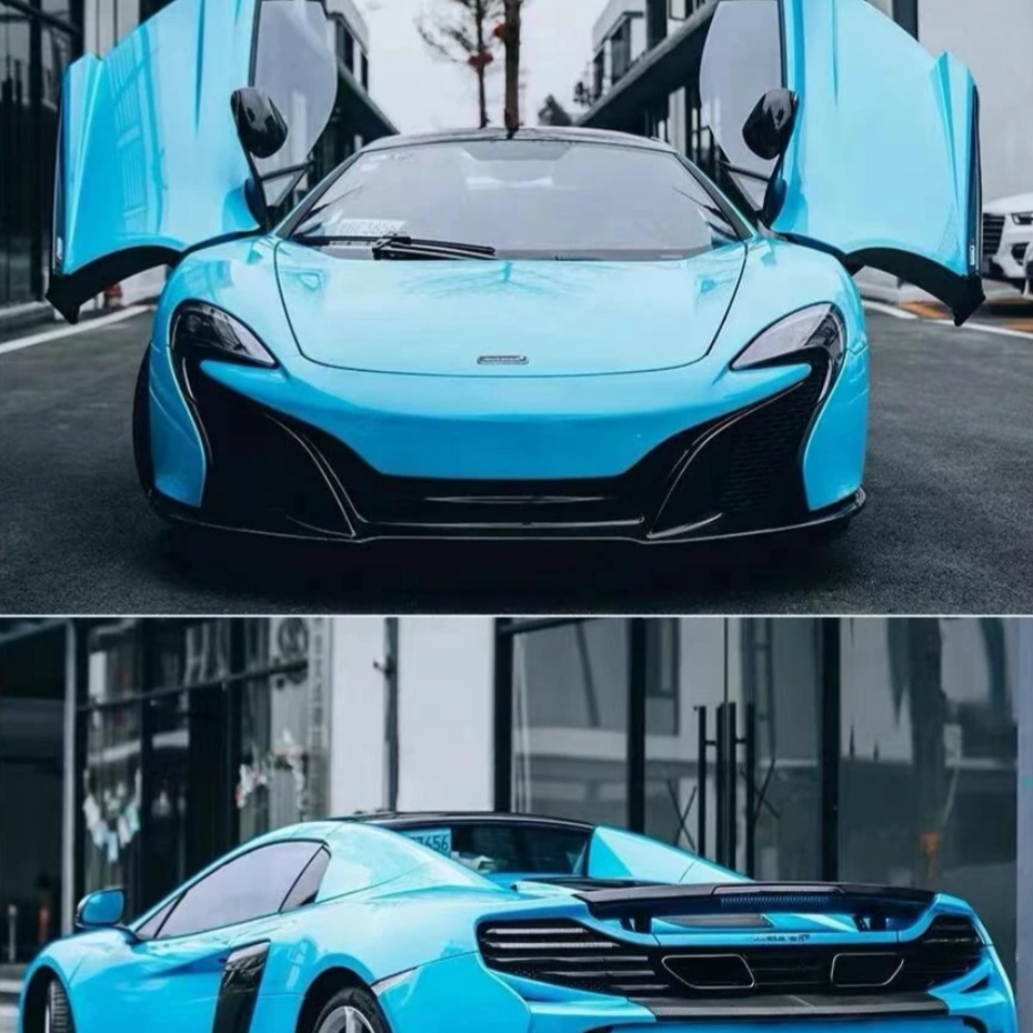 TPU Super Glossy Sky Blue Paint Protection Film