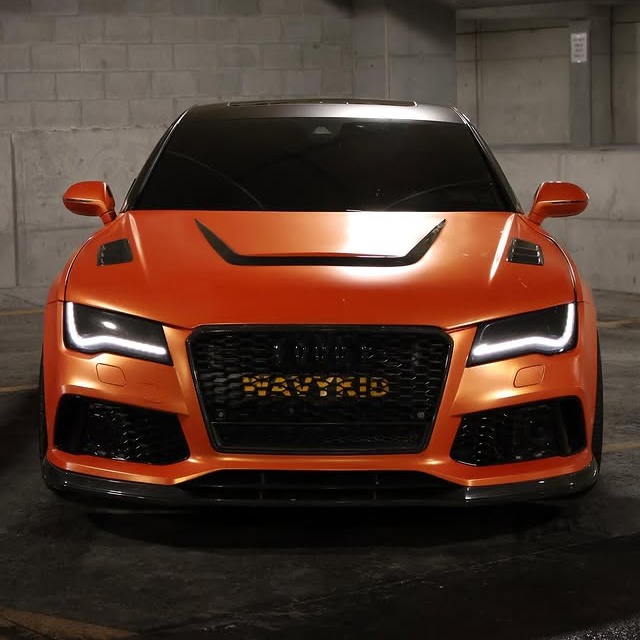 Super Matte Flame Orange Car Vinyl Wrap