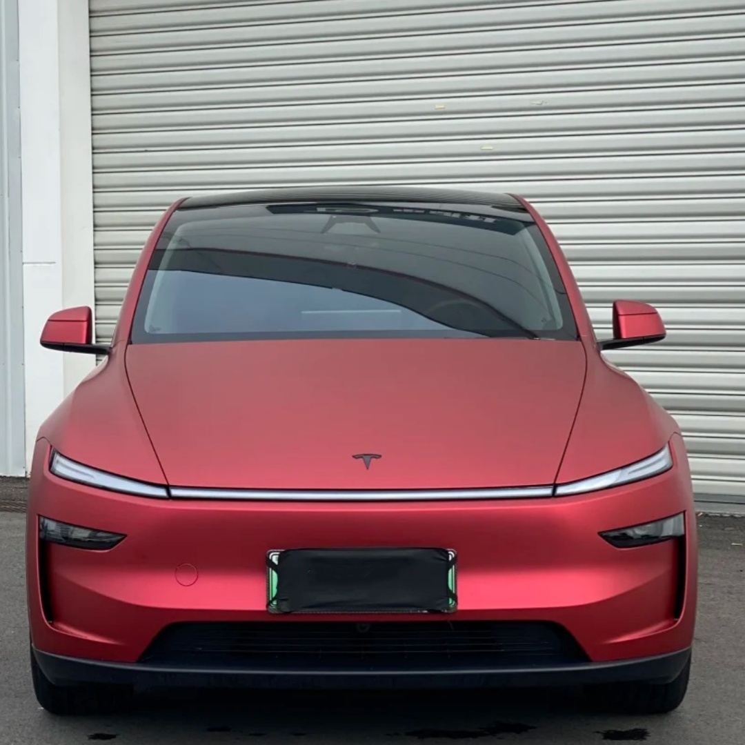 TPU Ghost Chrome Romanee Red Paint Protection Film