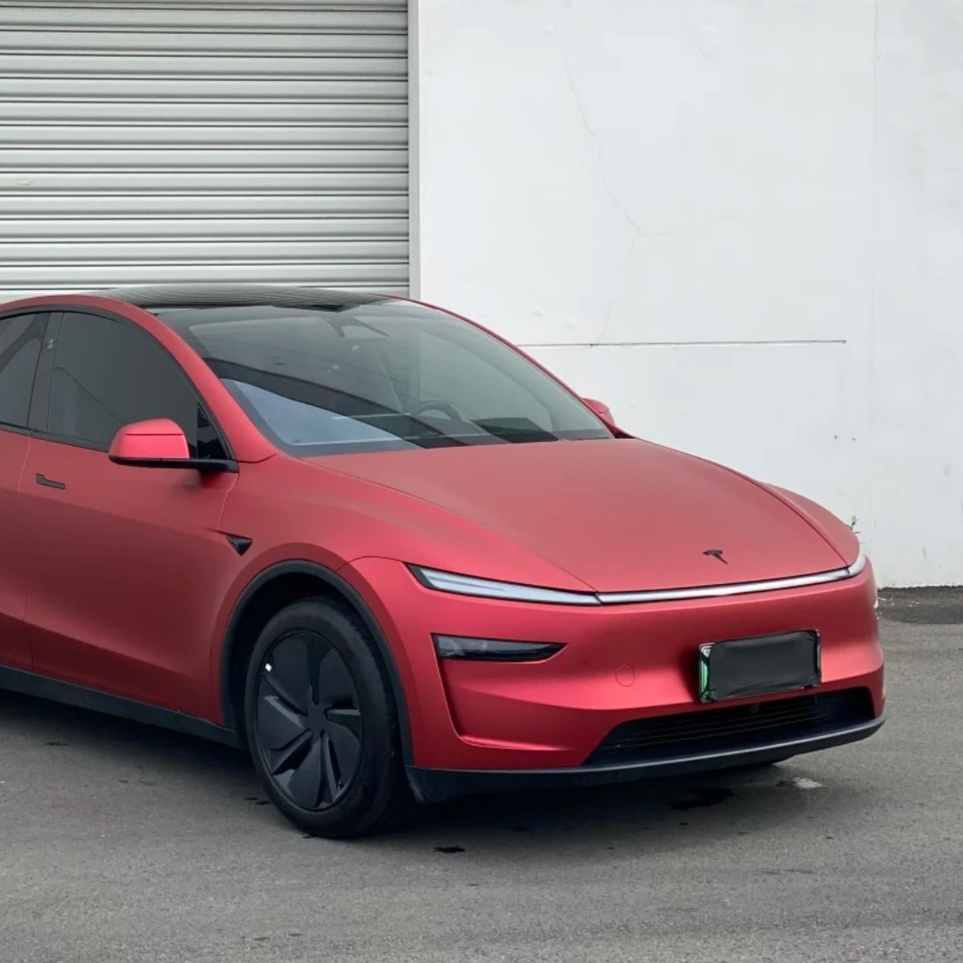 TPU Ghost Chrome Romanee Red Paint Protection Film