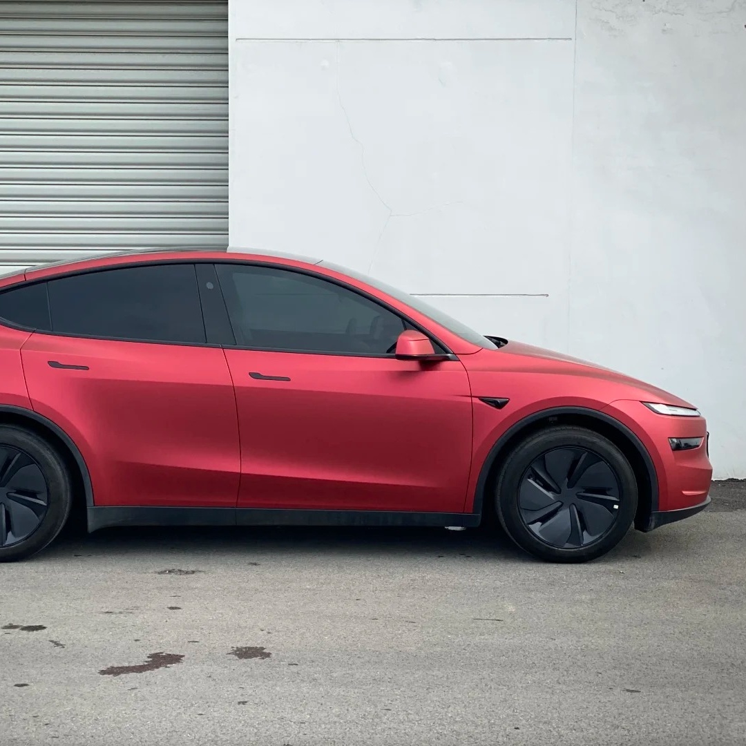 TPU Ghost Chrome Romanee Red Paint Protection Film