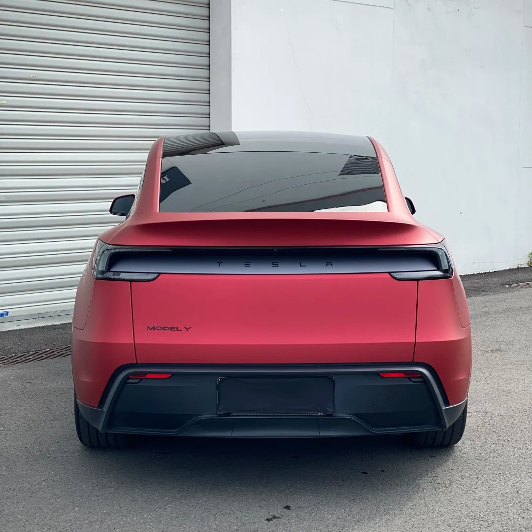 TPU Ghost Chrome Romanee Red Paint Protection Film