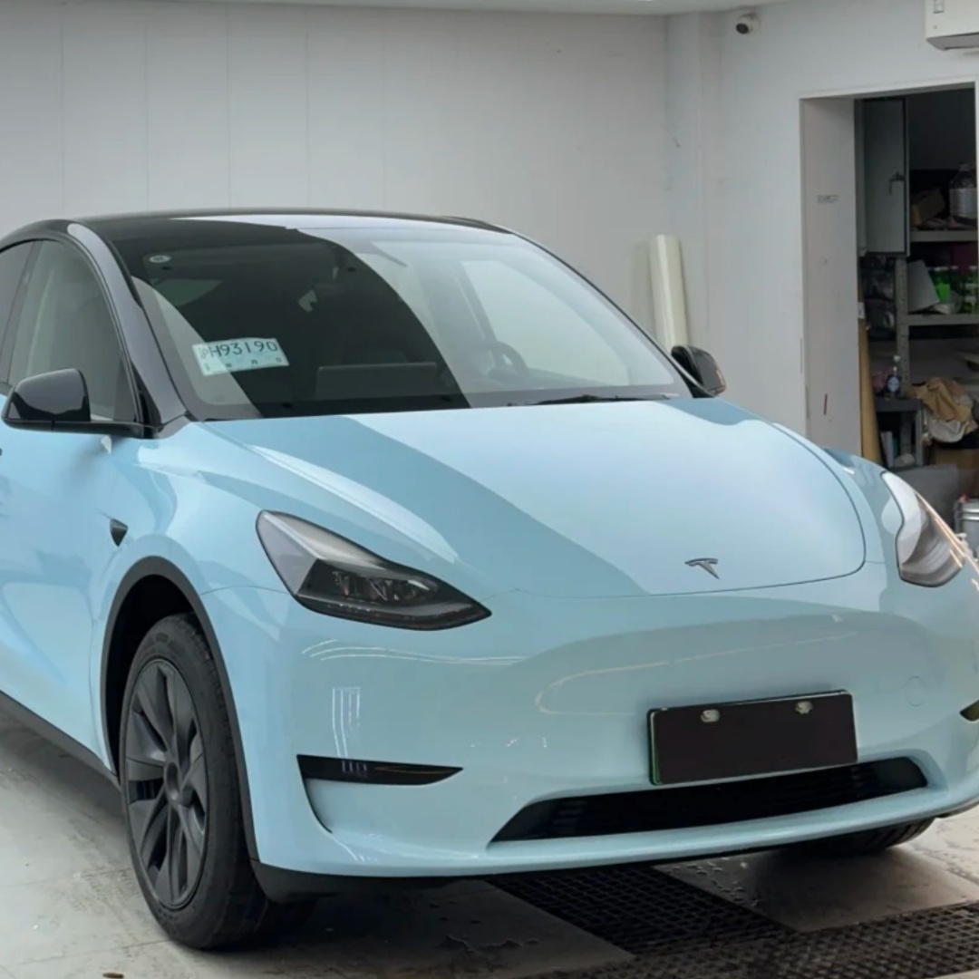 TPU Gloss Metallic Paint Glacier Blue Paint Protection Film