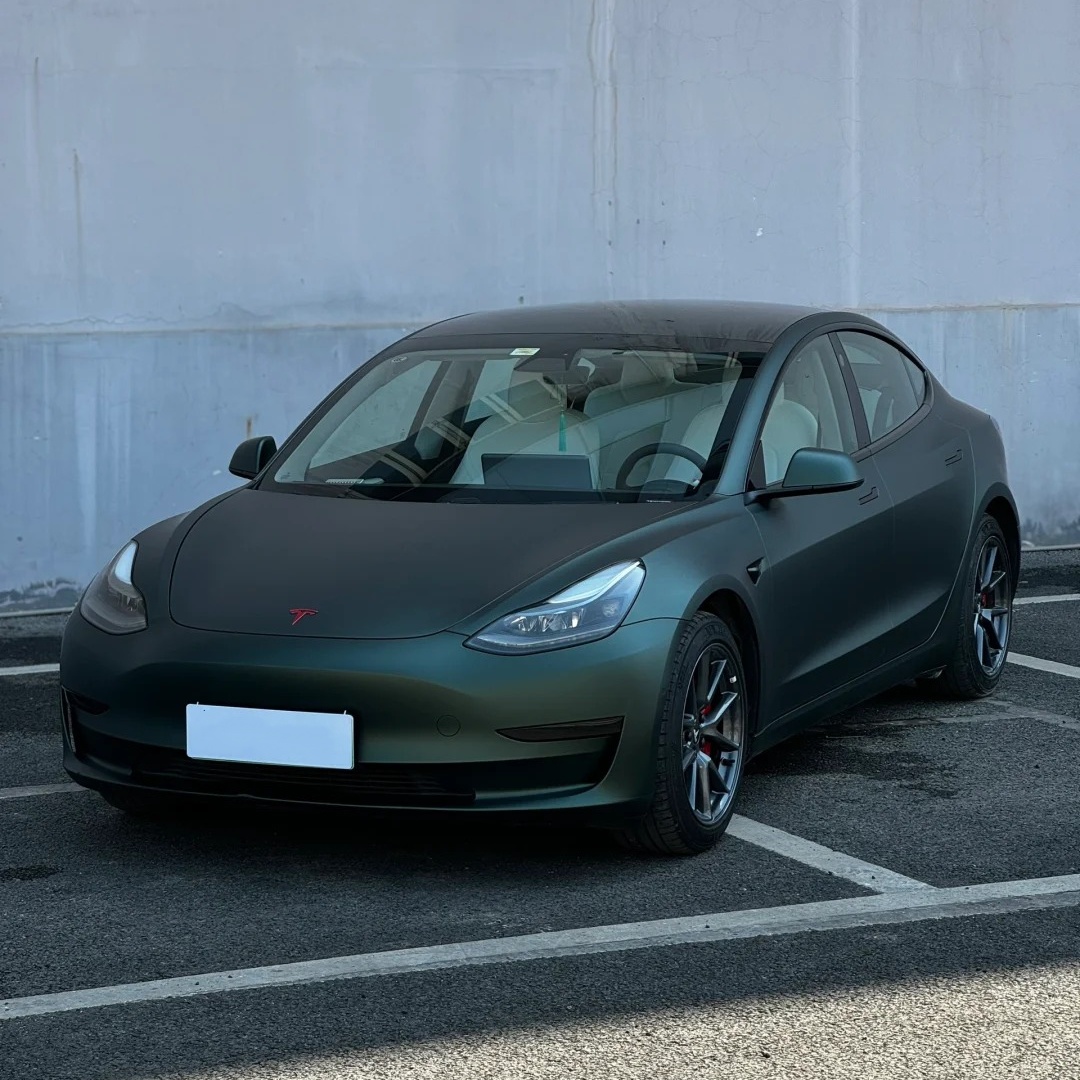 TPU Matte Ghost Metal Dark Green Paint Protection Film