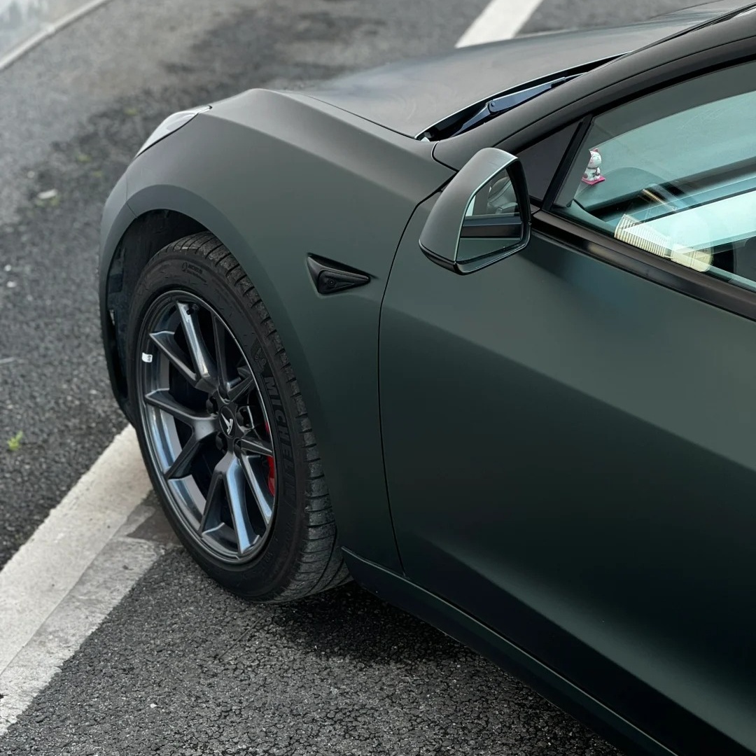 TPU Matte Ghost Metal Dark Green Paint Protection Film