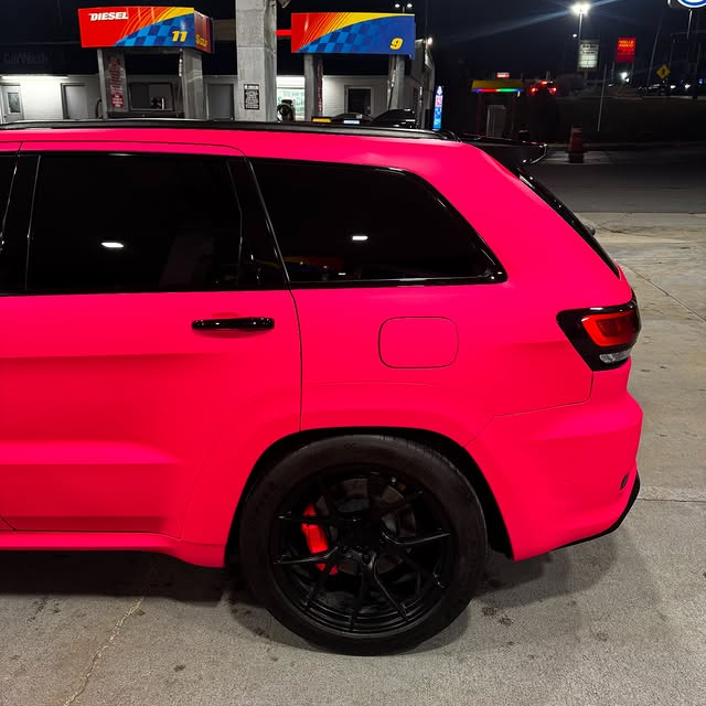 Ultimate Flat Fluorescent Pink Car Vinyl Wrap