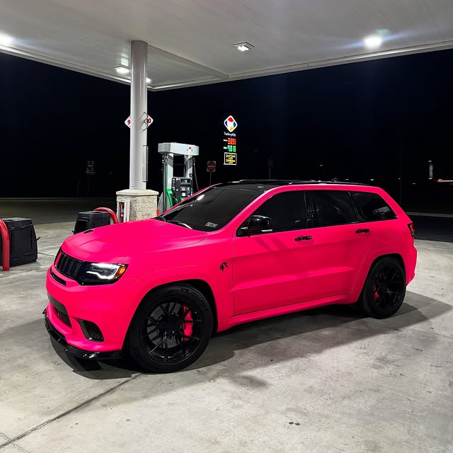 Ultimate Flat Fluorescent Pink Car Vinyl Wrap