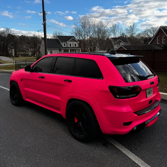 Ultimate Flat Fluorescent Pink Car Vinyl Wrap